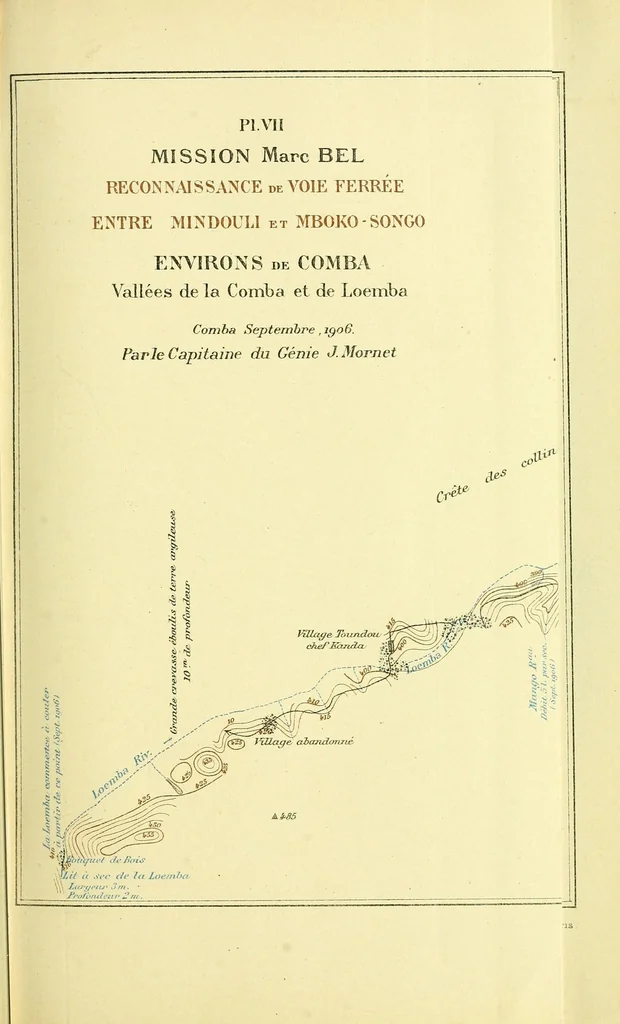 An illustration from Rapport sur une mission au Congo français (1906-1907), 1908, leaf 87