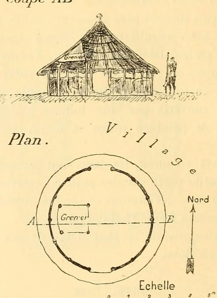 An illustration from Rapport sur une mission scientifique a la Côte d'Ivoire, 1898, leaf 86