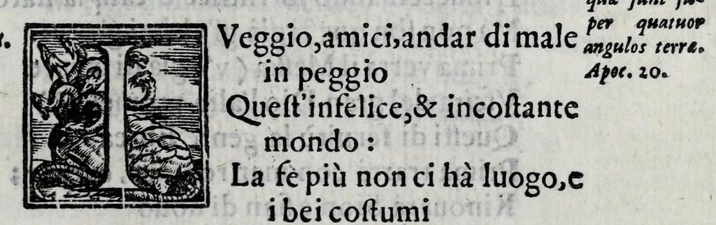 An illustration from Rappresentatione del givdicio vniversale, 1596, leaf 19