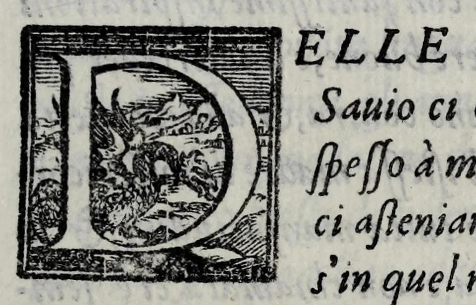 An illustration from Rappresentatione del givdicio vniversale, 1596, leaf 7