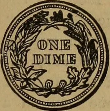 An illustration from Rare American coins: their description, and past and present fictitious values, 1887, leaf 18