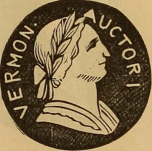 An illustration from Rare American coins: their description, and past and present fictitious values, 1887, leaf 21
