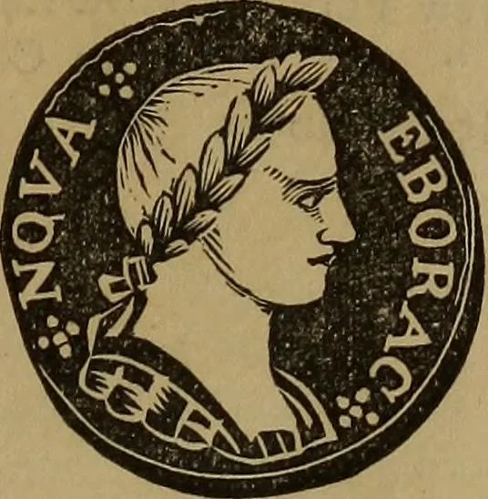 An illustration from Rare American coins: their description, and past and present fictitious values, 1887, leaf 22