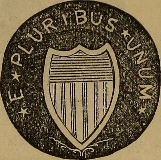 An illustration from Rare American coins: their description, and past and present fictitious values, 1887, leaf 24