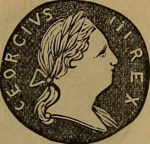 An illustration from Rare American coins: their description, and past and present fictitious values, 1887, leaf 26