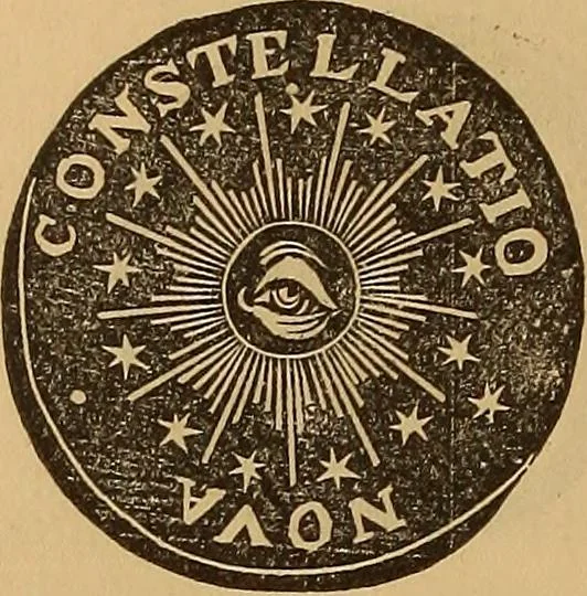An illustration from Rare American coins: their description, and past and present fictitious values, 1887, leaf 27