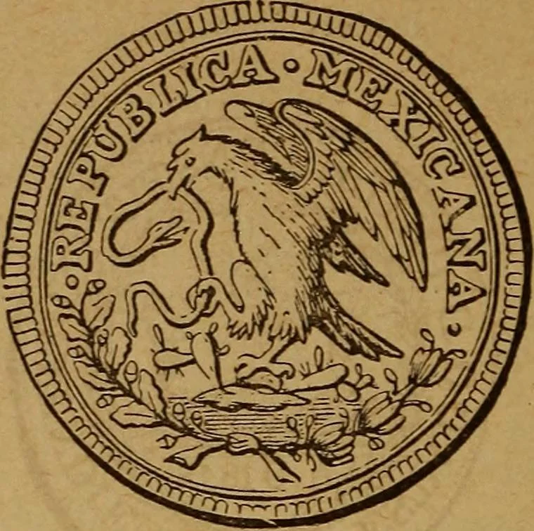 An illustration from The rare coins of America, England, Ireland, Scotland, France, Germany, and Spain ... a complete list of and prices paid for rare American ... coins, fractional currency, colonial, continental and Confederate paper money; a list of all counterfeit U. S. Treasury and national bank notes and Canadian banks notes, and how to detect them; the market value of all nations' coins and bank notes in U.S. money; a list of and prices paid for rare English, Irish, Scotch, French, German and Spanish coins. Illustrated with about 150 cuts, 1889, leaf 173