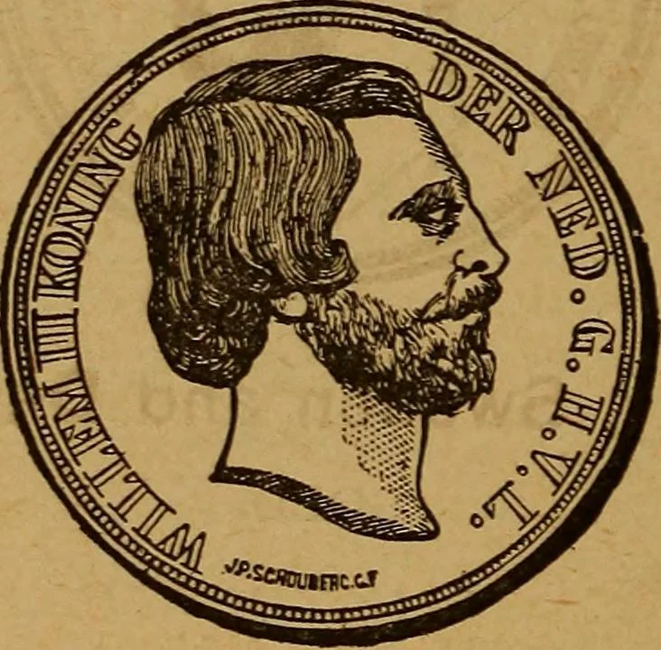 An illustration from The rare coins of America, England, Ireland, Scotland, France, Germany, and Spain ... a complete list of and prices paid for rare American ... coins, fractional currency, colonial, continental and Confederate paper money; a list of all counterfeit U. S. Treasury and national bank notes and Canadian banks notes, and how to detect them; the market value of all nations' coins and bank notes in U.S. money; a list of and prices paid for rare English, Irish, Scotch, French, German and Spanish coins. Illustrated with about 150 cuts, 1889, leaf 177