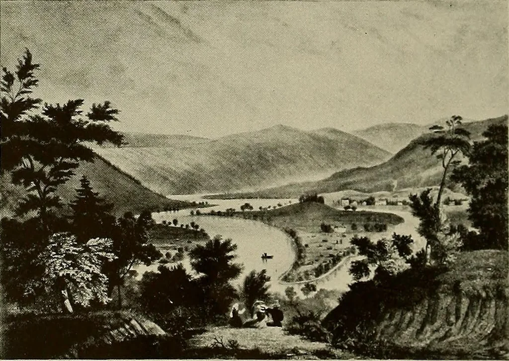 An illustration from Rare and interesting early American prints and paintings : on exhibition and sale at the Michaelsen Gallery ... New York, 1900, leaf 11