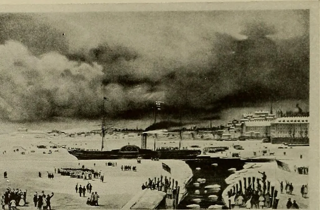 An illustration from Rare and interesting early American prints and paintings : on exhibition and sale at the Michaelsen Gallery ... New York, 1900, leaf 13