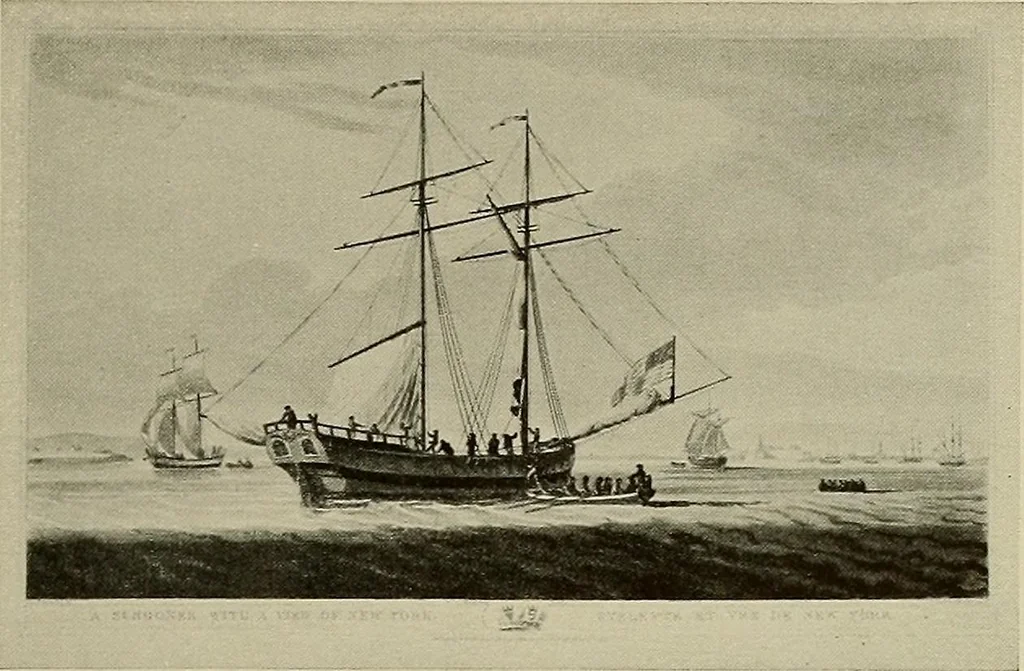 An illustration from Rare and interesting early American prints and paintings : on exhibition and sale at the Michaelsen Gallery ... New York, 1900, leaf 14