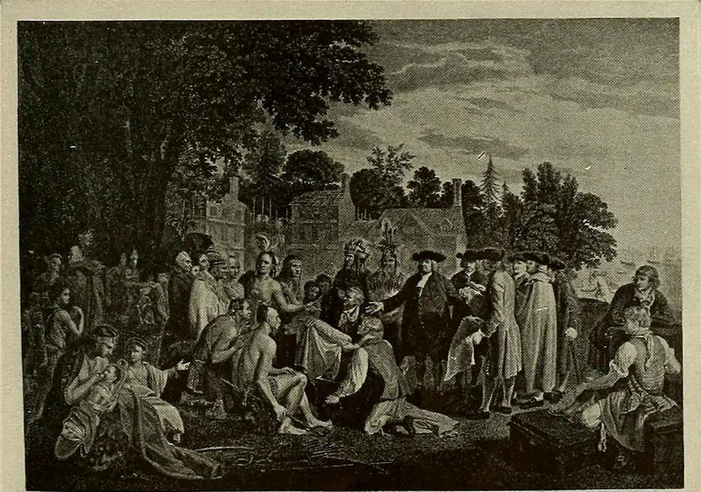 An illustration from Rare and interesting early American prints and paintings : on exhibition and sale at the Michaelsen Gallery ... New York, 1900, leaf 16