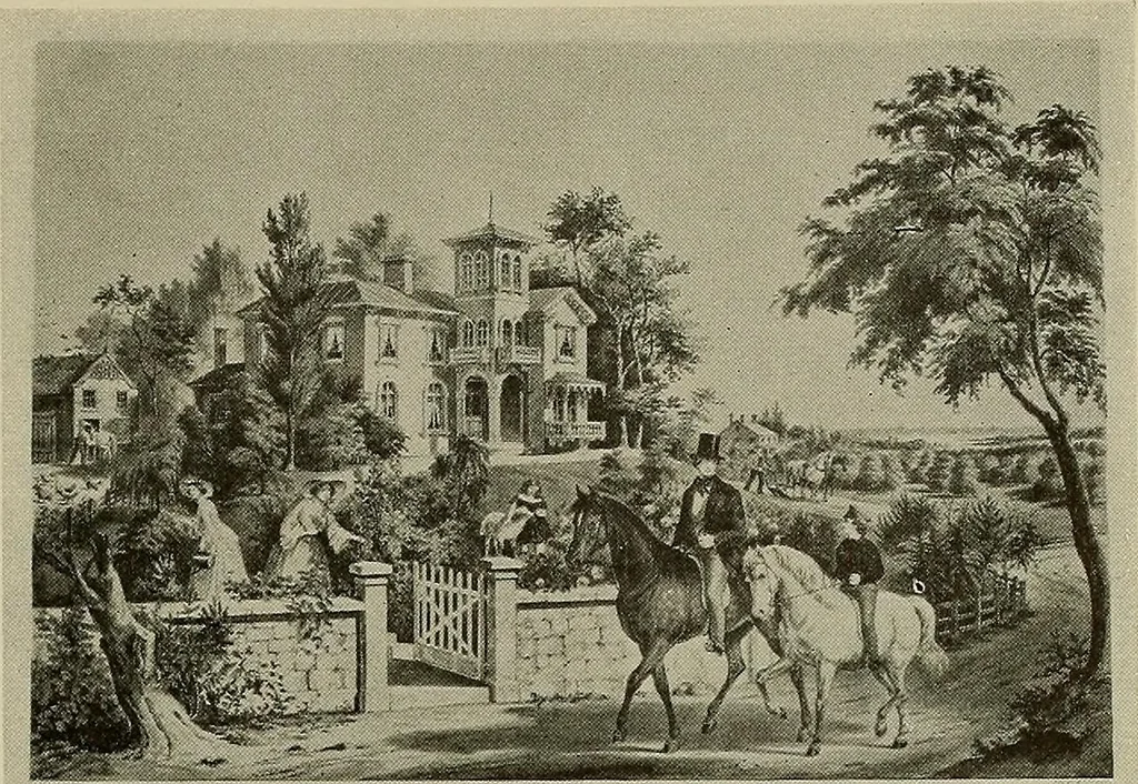 An illustration from Rare and interesting early American prints and paintings : on exhibition and sale at the Michaelsen Gallery ... New York, 1900, leaf 24
