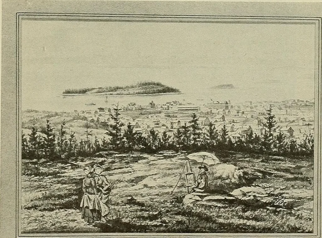 An illustration from Rare and interesting early American prints and paintings : on exhibition and sale at the Michaelsen Gallery ... New York, 1900, leaf 34