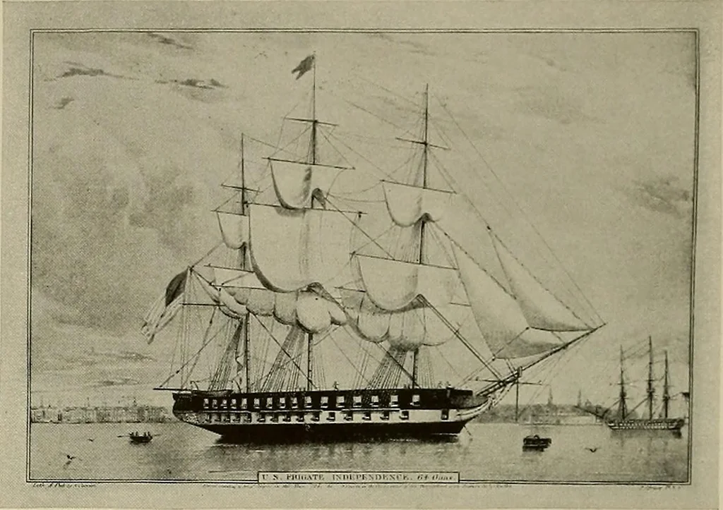 An illustration from Rare and interesting early American prints and paintings : on exhibition and sale at the Michaelsen Gallery ... New York, 1900, leaf 9