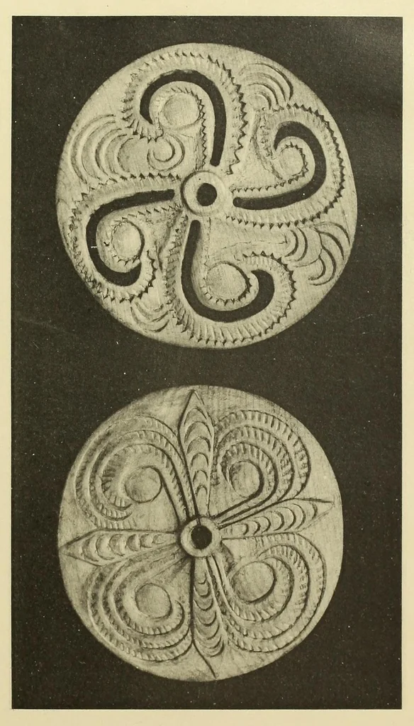 An illustration from A rare Salish blanket, 1926, leaf 21