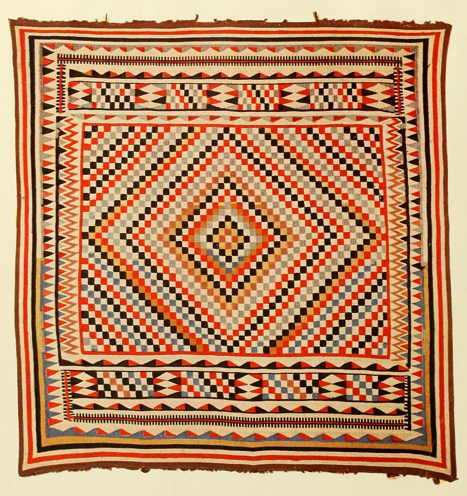An illustration from A rare Salish blanket, 1926, leaf 4