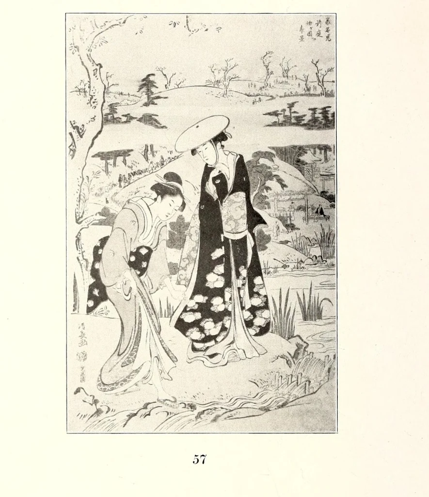 An illustration from Rare and valuable Japanese color prints : including the collection of Julio E. van Caneghem of Paris, 1921, leaf 40