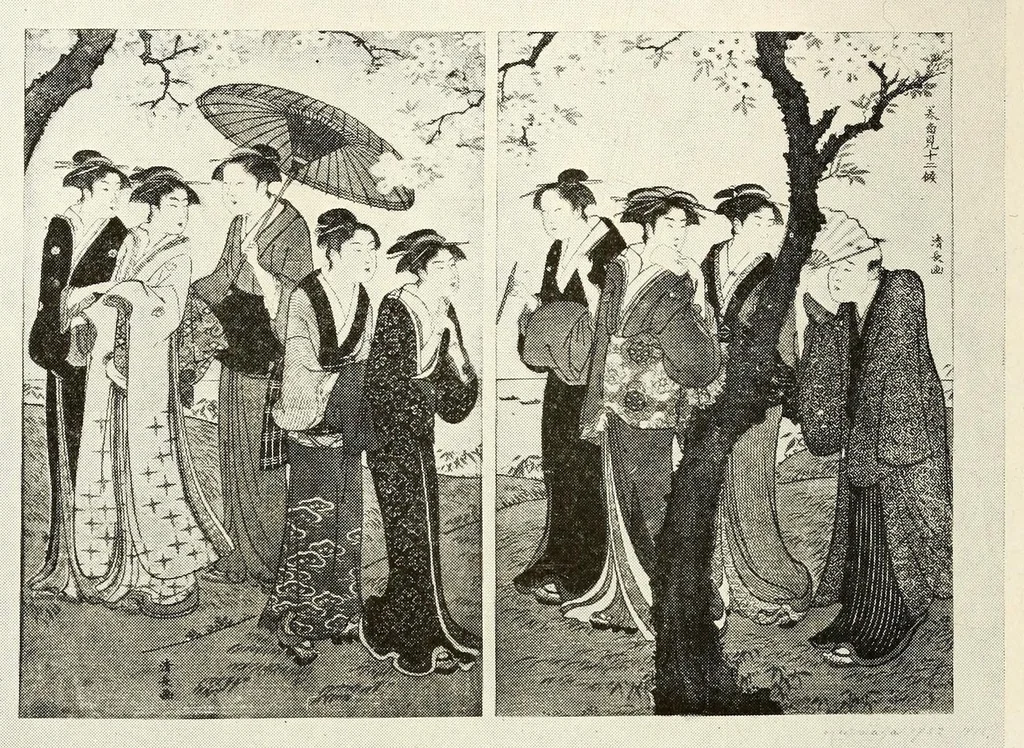 An illustration from Rare and valuable Japanese color prints : the noted collection formed by a distinguished French connoisseur of Paris, 1921, leaf 130