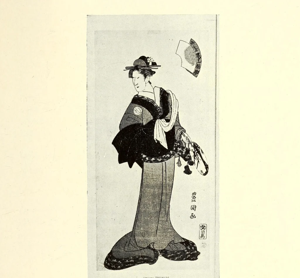 An illustration from Rare and valuable Japanese color prints : the noted collection formed by a distinguished French connoisseur of Paris, 1921, leaf 159