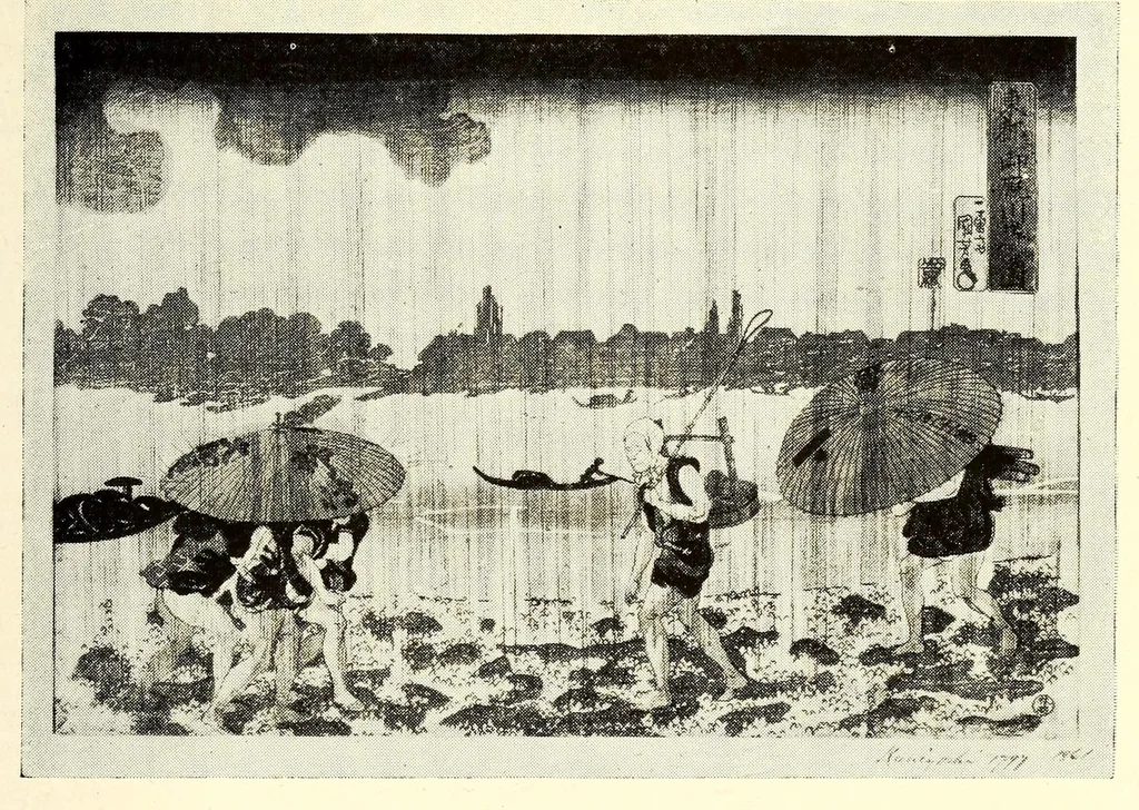 An illustration from Rare and valuable Japanese color prints : the noted collection formed by a distinguished French connoisseur of Paris, 1921, leaf 199