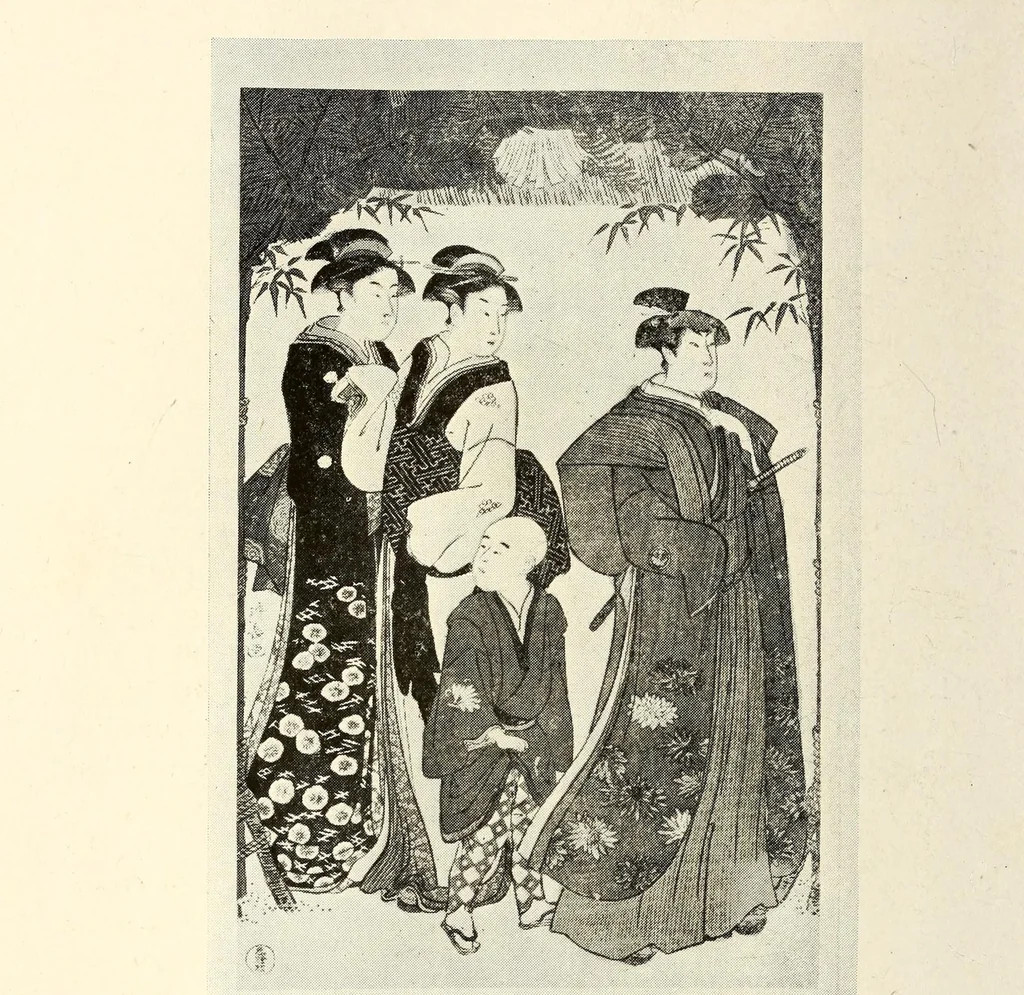 An illustration from Rare and valuable Japanese color prints : the noted collection formed by a distinguished French connoisseur of Paris, 1921, leaf 224