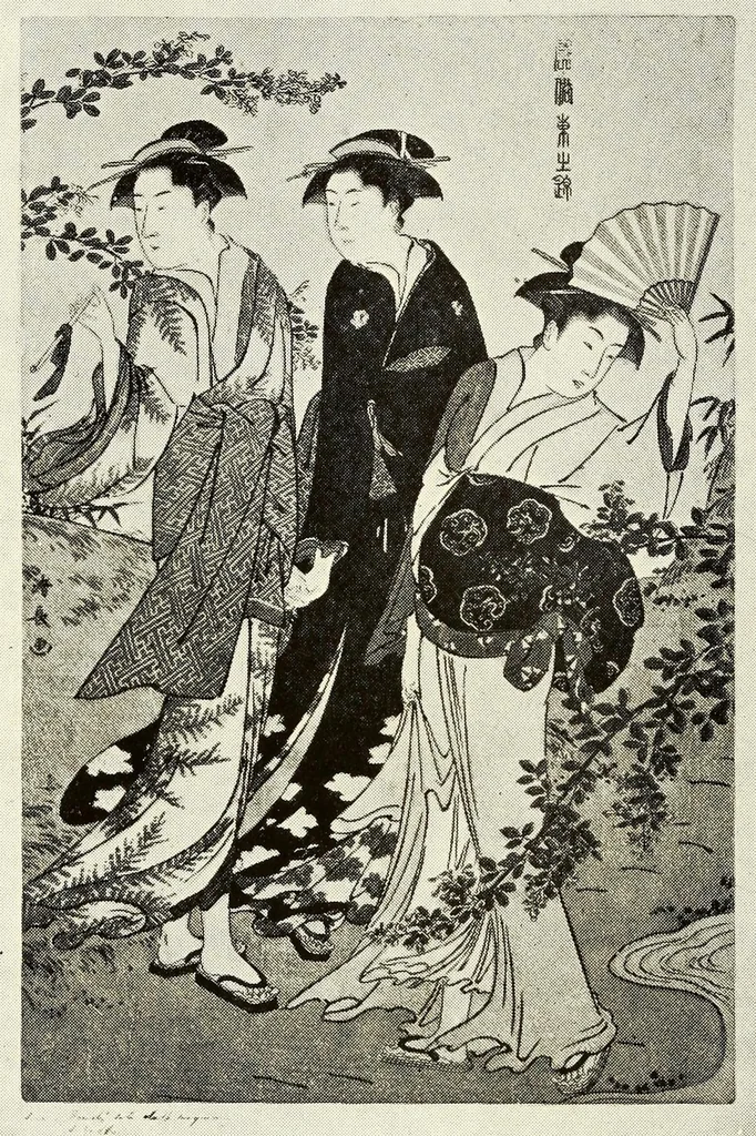An illustration from Rare and valuable Japanese color prints : the noted collection formed by a distinguished French connoisseur of Paris, 1921, leaf 50