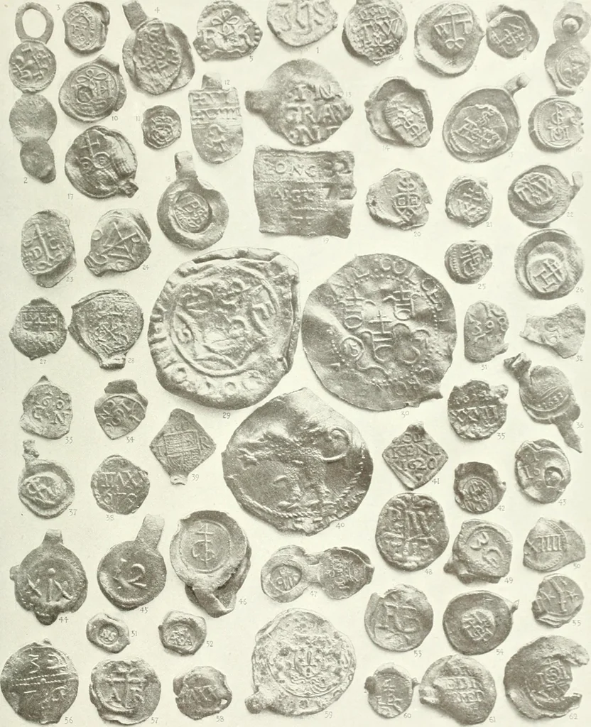 An illustration from Rariora; being notes of some of the printed books, manuscripts, historical documents, medals, engravings, pottery, etc., collected (1858-1900), 1902, leaf 182