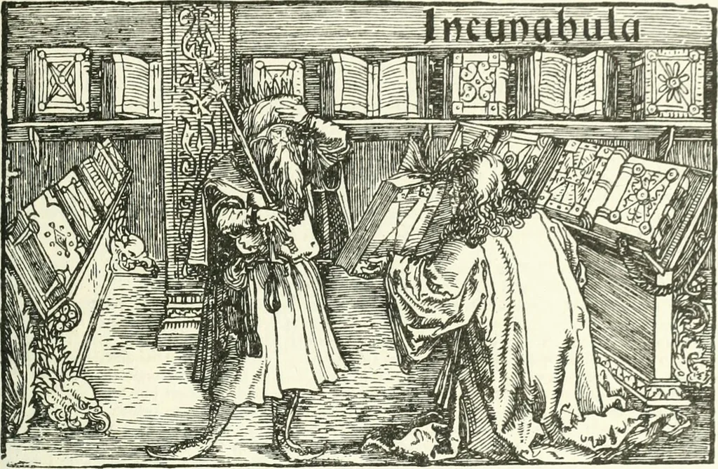 An illustration from Rariora; being notes of some of the printed books, manuscripts, historical documents, medals, engravings, pottery, etc., collected (1858-1900), 1902, leaf 114