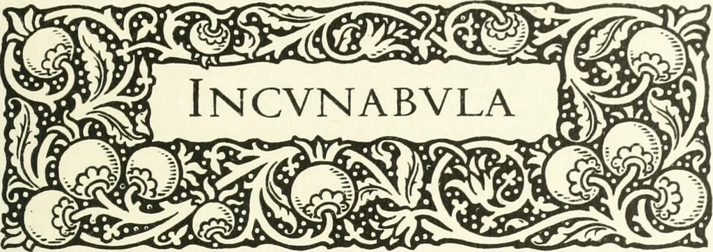 An illustration from Rariora; being notes of some of the printed books, manuscripts, historical documents, medals, engravings, pottery, etc., collected (1858-1900), 1902, leaf 14
