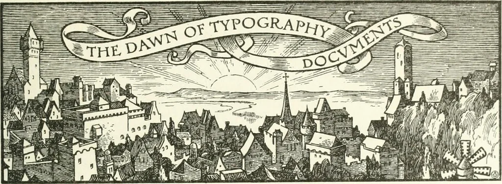 An illustration from Rariora; being notes of some of the printed books, manuscripts, historical documents, medals, engravings, pottery, etc., collected (1858-1900), 1902, leaf 18