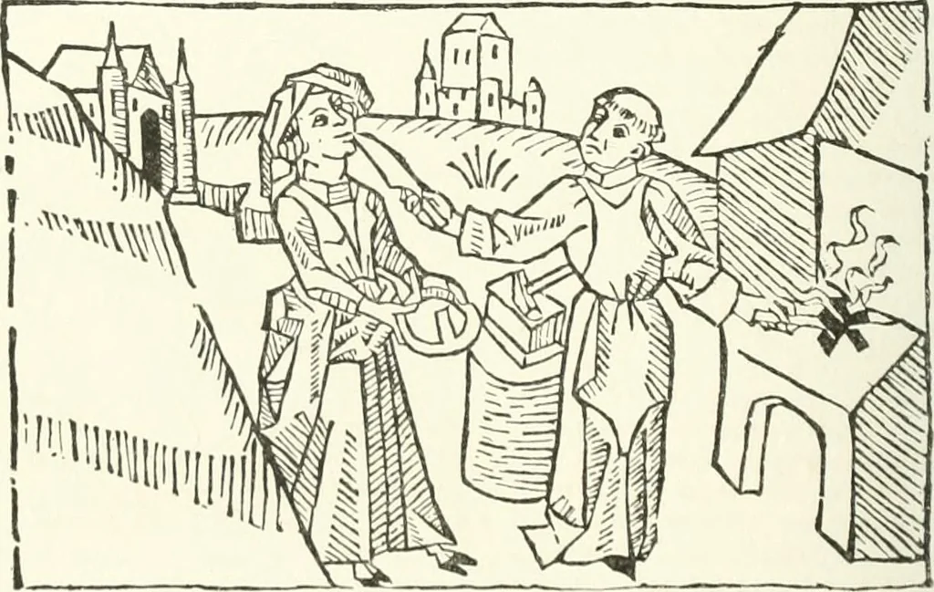 An illustration from Rariora; being notes of some of the printed books, manuscripts, historical documents, medals, engravings, pottery, etc., collected (1858-1900), 1902, leaf 185