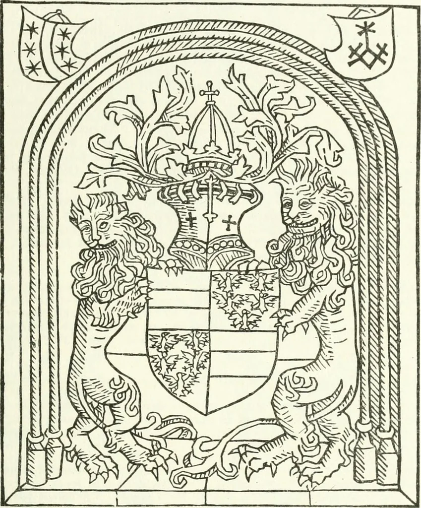 An illustration from Rariora; being notes of some of the printed books, manuscripts, historical documents, medals, engravings, pottery, etc., collected (1858-1900), 1902, leaf 194