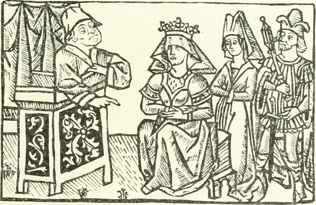 An illustration from Rariora; being notes of some of the printed books, manuscripts, historical documents, medals, engravings, pottery, etc., collected (1858-1900), 1902, leaf 204