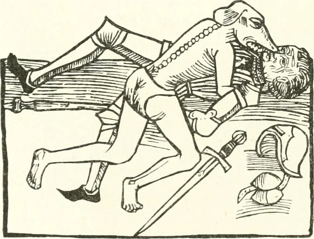 An illustration from Rariora; being notes of some of the printed books, manuscripts, historical documents, medals, engravings, pottery, etc., collected (1858-1900), 1902, leaf 205