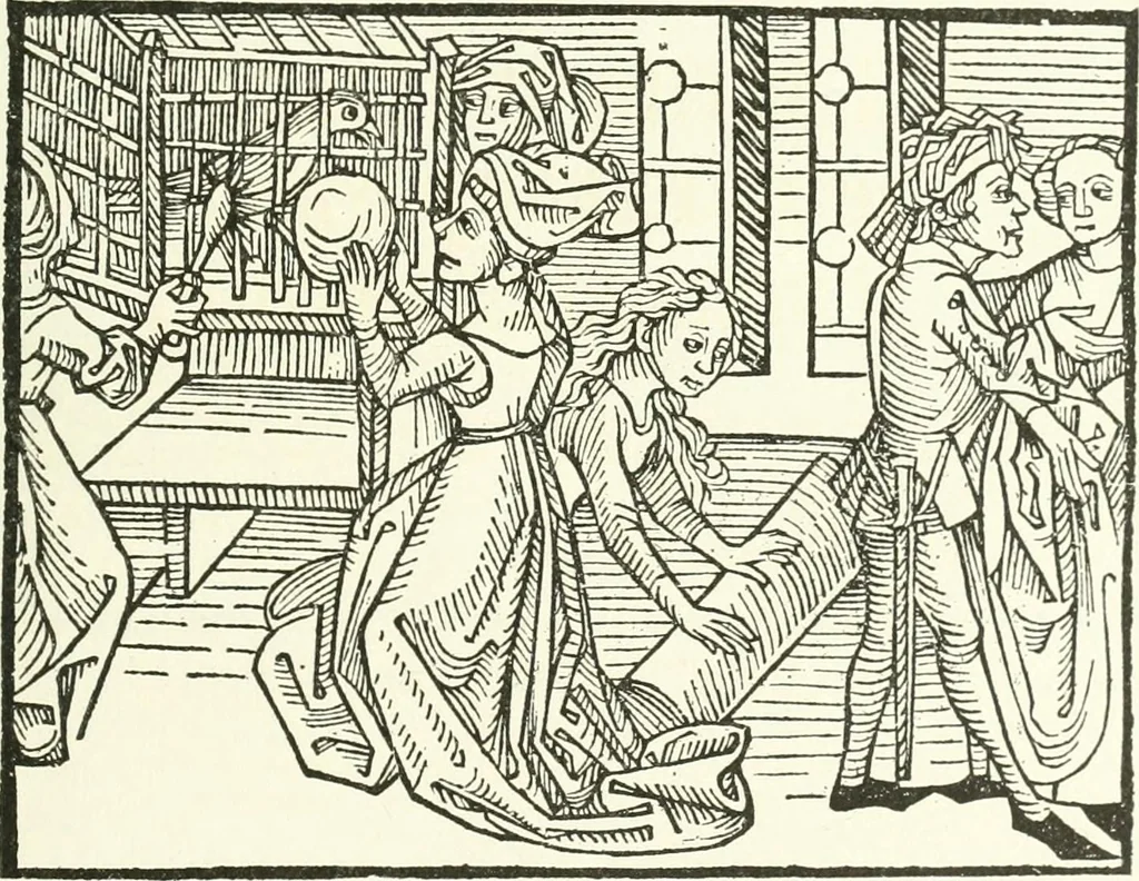 An illustration from Rariora; being notes of some of the printed books, manuscripts, historical documents, medals, engravings, pottery, etc., collected (1858-1900), 1902, leaf 210