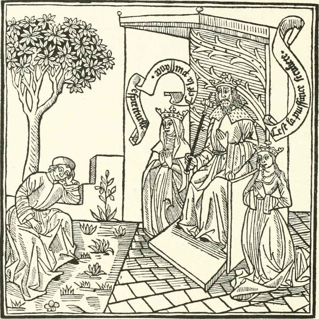 An illustration from Rariora; being notes of some of the printed books, manuscripts, historical documents, medals, engravings, pottery, etc., collected (1858-1900), 1902, leaf 243
