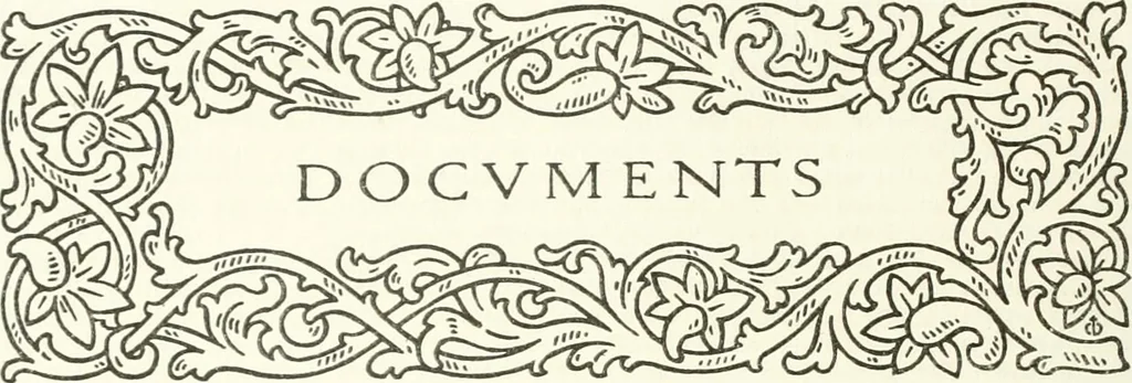 An illustration from Rariora; being notes of some of the printed books, manuscripts, historical documents, medals, engravings, pottery, etc., collected (1858-1900), 1902, leaf 27