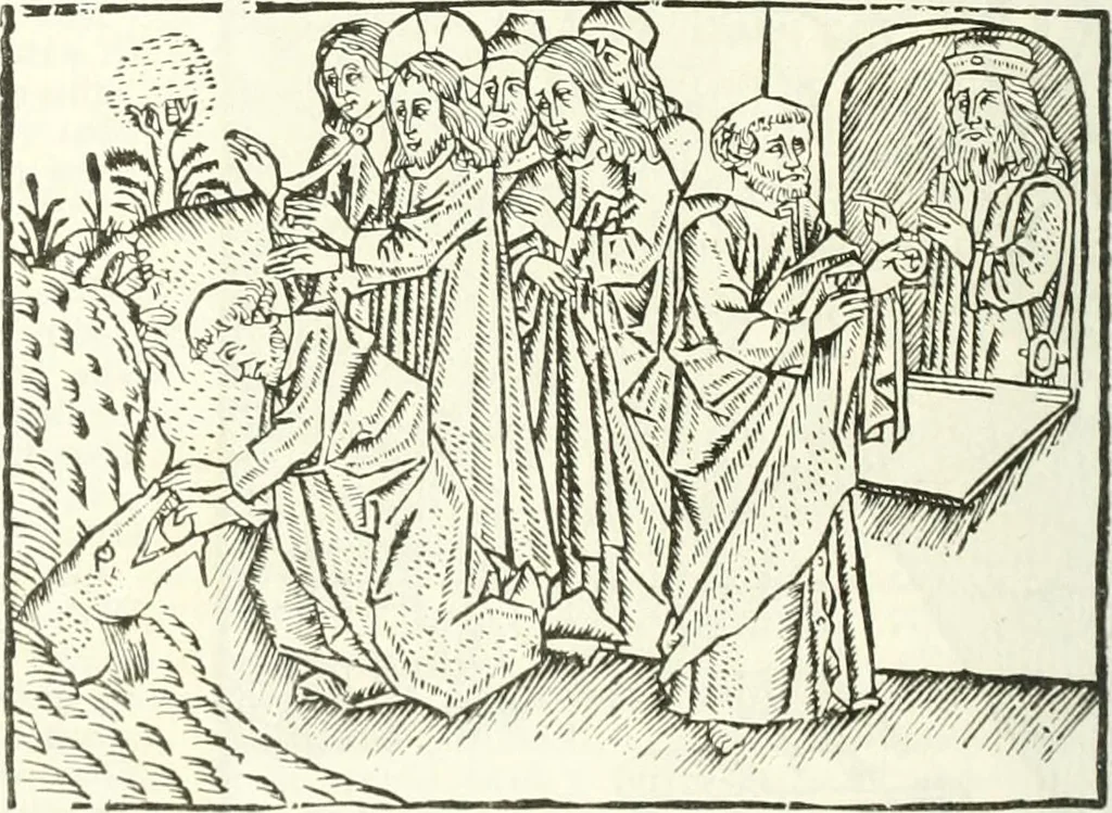 An illustration from Rariora; being notes of some of the printed books, manuscripts, historical documents, medals, engravings, pottery, etc., collected (1858-1900), 1902, leaf 277