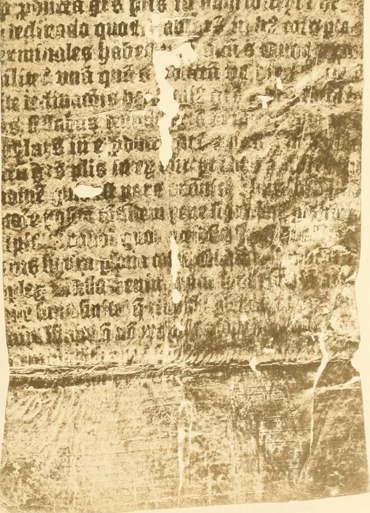 An illustration from Rariora; being notes of some of the printed books, manuscripts, historical documents, medals, engravings, pottery, etc., collected (1858-1900), 1902, leaf 296