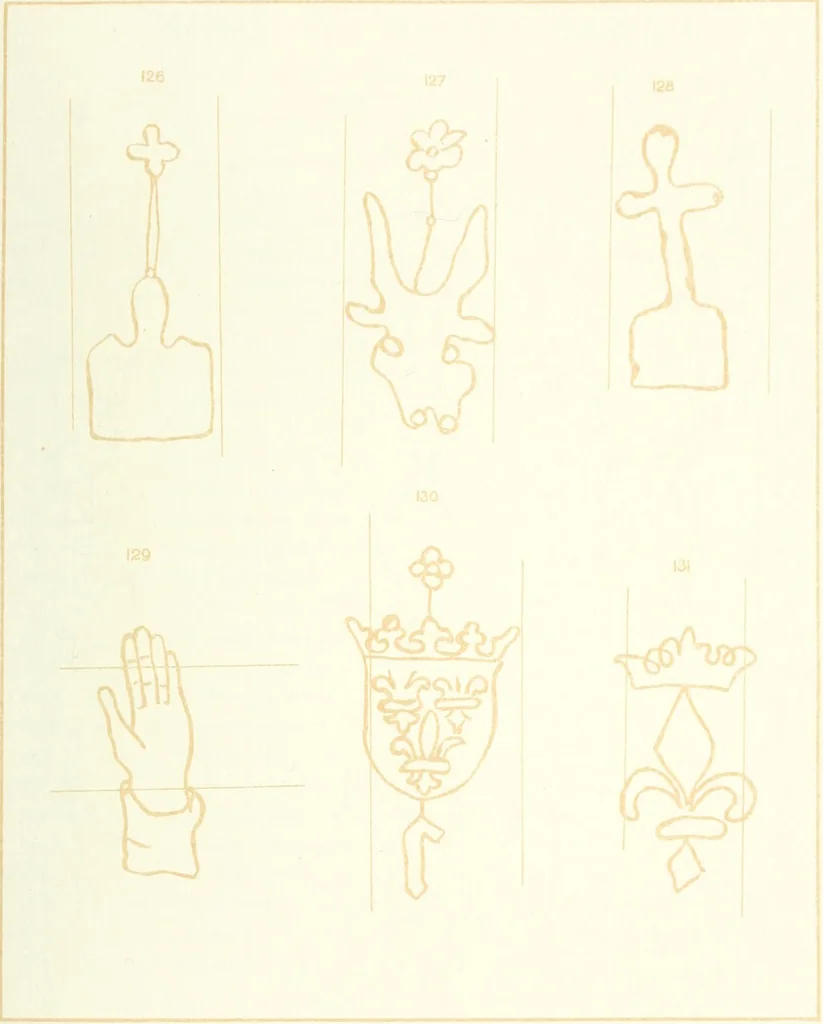 An illustration from Rariora; being notes of some of the printed books, manuscripts, historical documents, medals, engravings, pottery, etc., collected (1858-1900), 1902, leaf 340
