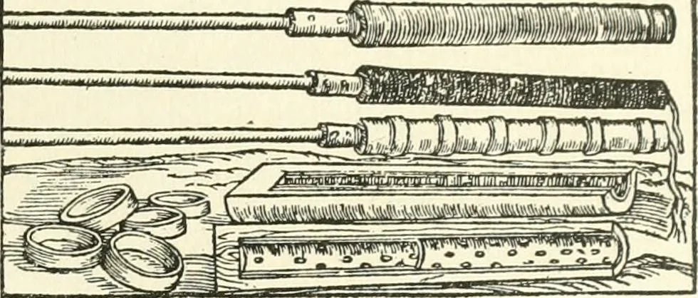An illustration from Rariora; being notes of some of the printed books, manuscripts, historical documents, medals, engravings, pottery, etc., collected (1858-1900), 1902, leaf 196
