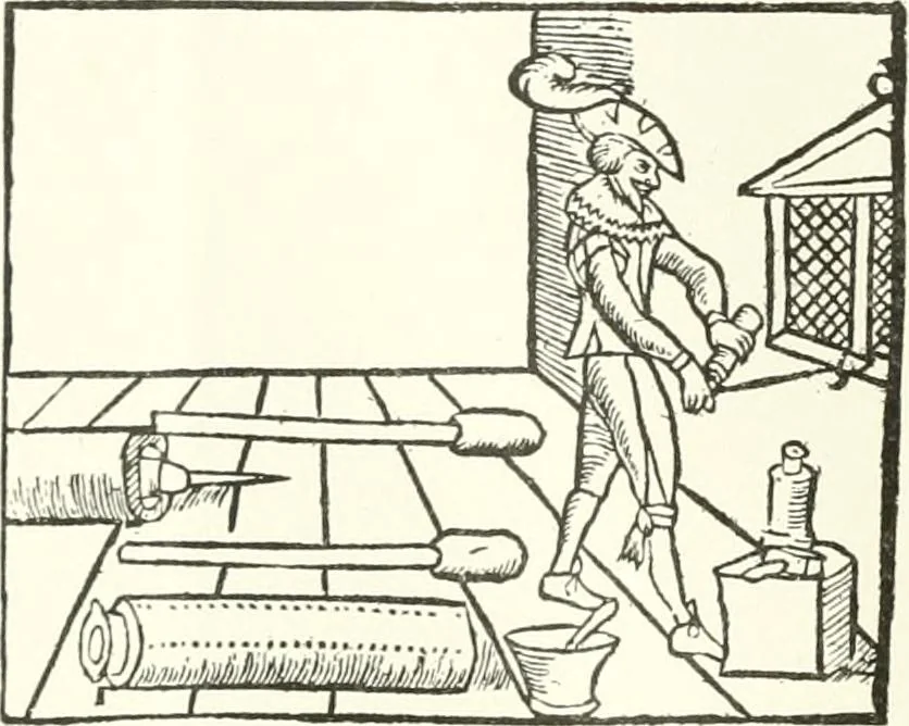 An illustration from Rariora; being notes of some of the printed books, manuscripts, historical documents, medals, engravings, pottery, etc., collected (1858-1900), 1902, leaf 217