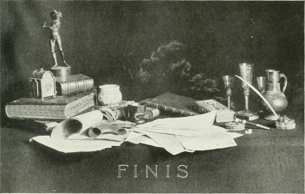 An illustration from Rariora; being notes of some of the printed books, manuscripts, historical documents, medals, engravings, pottery, etc., collected (1858-1900), 1902, leaf 318