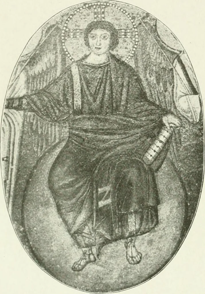 An illustration from Ravenne, 1907, leaf 89
