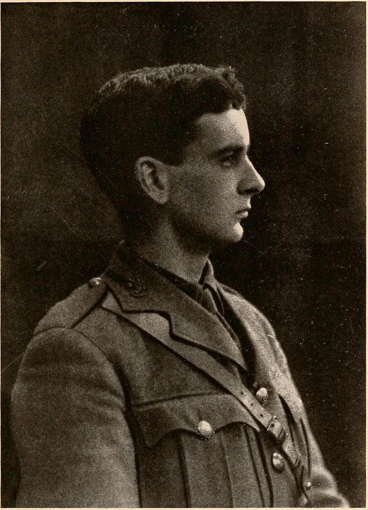 An illustration from Raymond, or Life and death : with examples of the evidence for survival of memory and affection after death, 1916, leaf 100