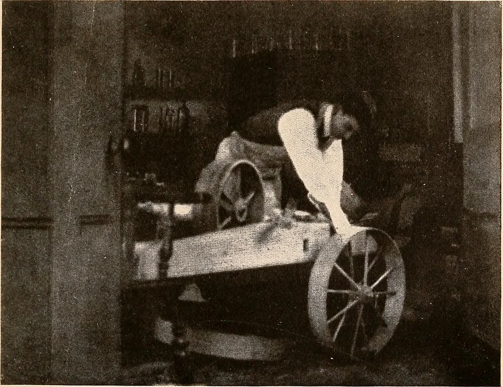 An illustration from Raymond, or Life and death : with examples of the evidence for survival of memory and affection after death, 1916, leaf 298