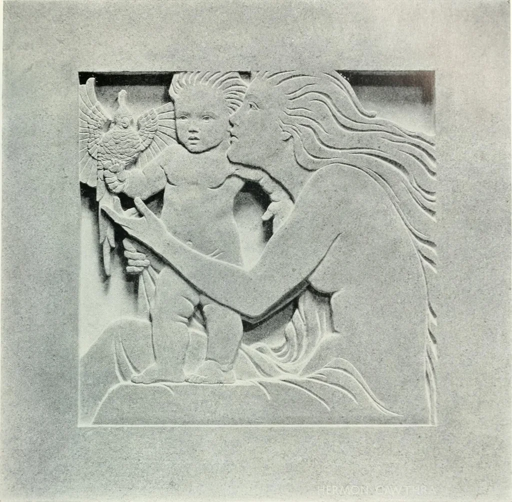 An illustration from R.B.S. Modern British sculpture, 1900, leaf 44