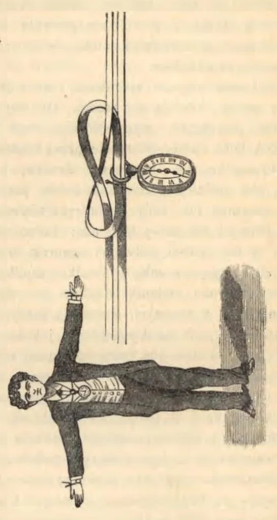 An illustration from Tajemnice magii i spirytyzmu w świetle nauki : podług źródeł obcych, 1893, leaf 129