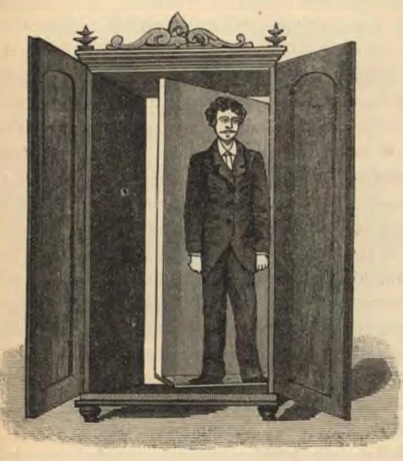 An illustration from Tajemnice magii i spirytyzmu w świetle nauki : podług źródeł obcych, 1893, leaf 174